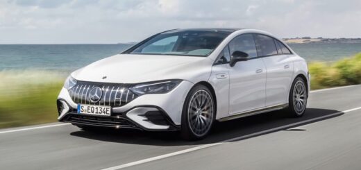 New Electric Mercedes AMG EQE 53+ 678bhp Take On Porsche Taycan